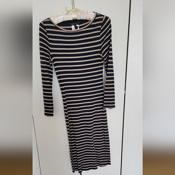 BCBG Max Azria Striped Figure Hugging Dress - Picture 5 of 8